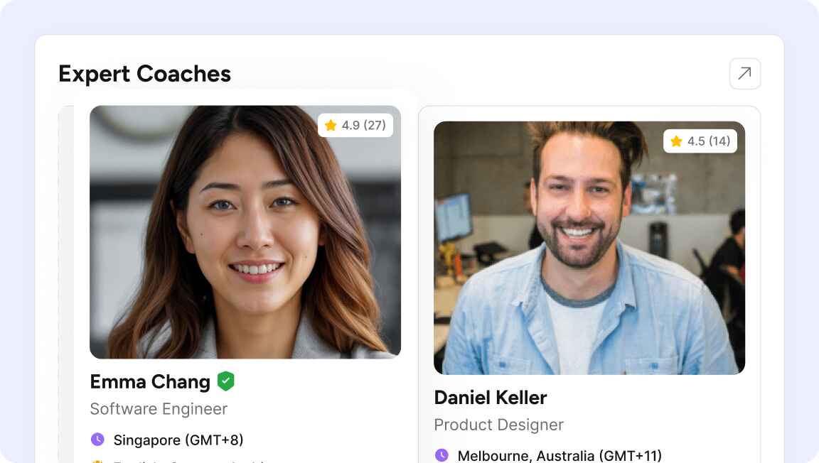 Coaching & Mentorship example